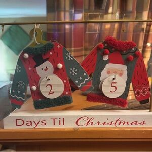 Festive Countdown Christmas Sweater Decor